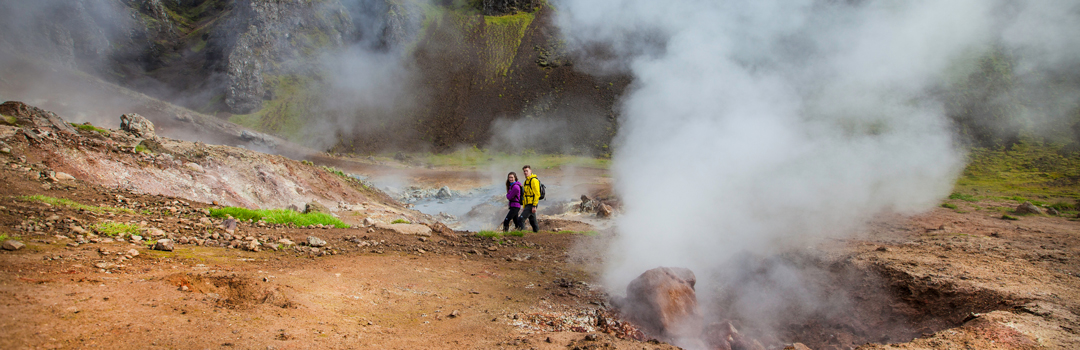 Reykjadalur, Island.