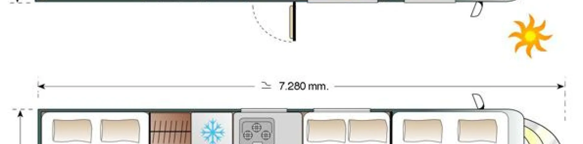 FIAT WEINSBERG CARAHOME 700 "X30" - Europcar (Bestilles ved forespørgsel)