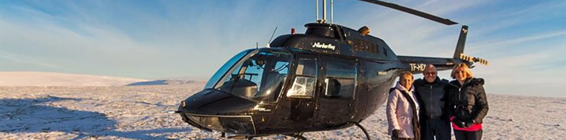 Helikoptertur over Reykjavik inkl. bergtop (eftermiddag/30-45 min) (M04)