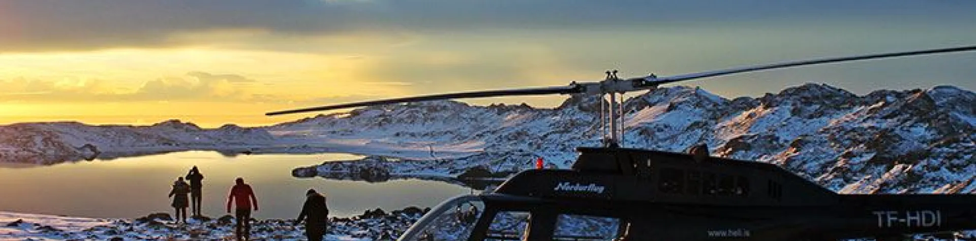 Helikoptertur over Reykjavik inkl. bergtop (eftermiddag/30-45 min) (M04)