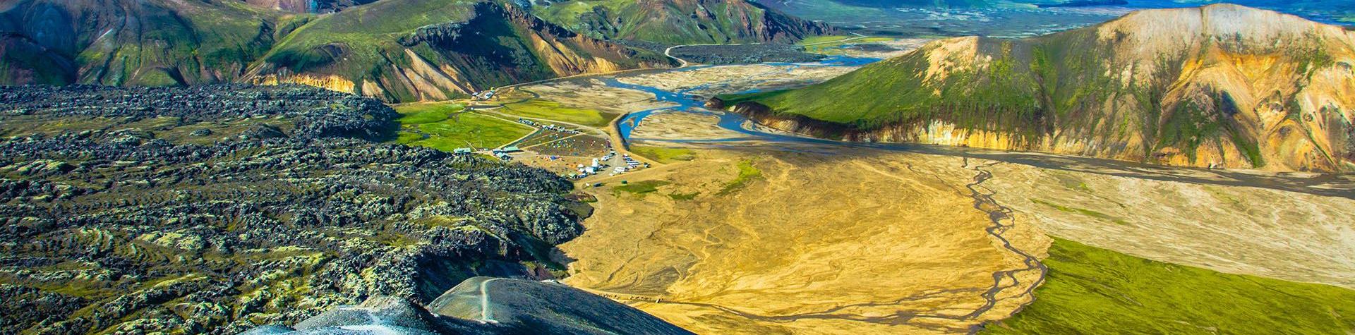 Vandring & varme kilder i det islandske højland