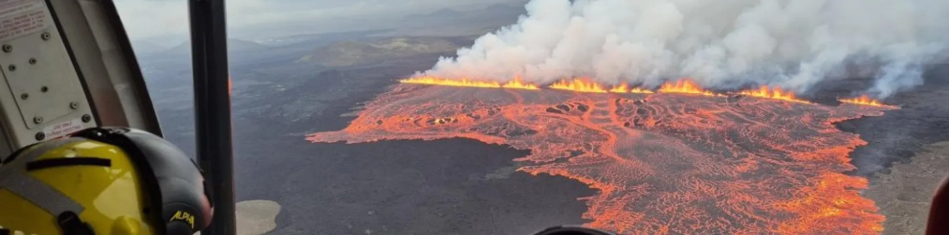 Volcanic eruption Iceland july 2025