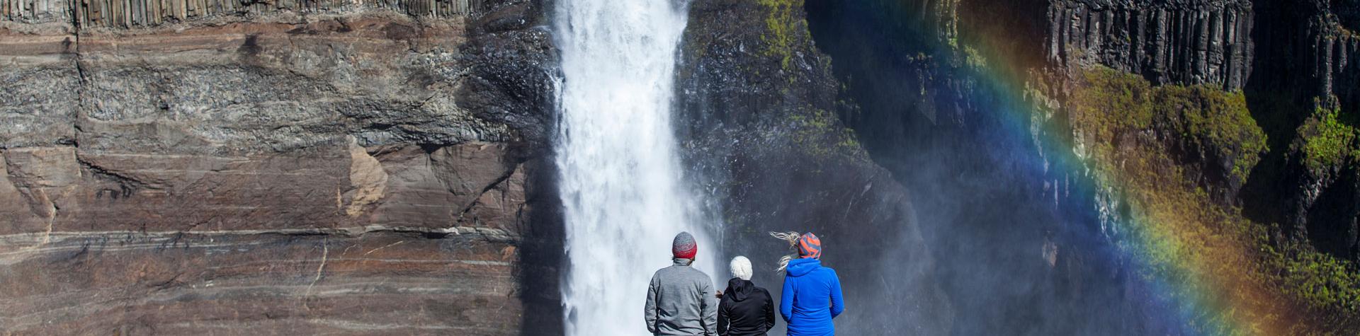 Grupptur vattenfall Island