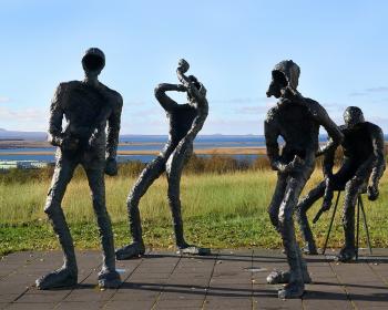 perlan, skulpturer, island, reykjavik