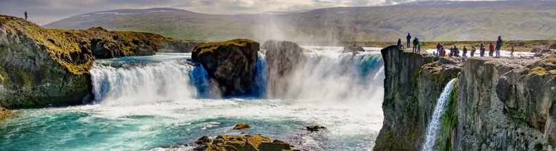 Godafoss vandfald, fotograferet af Kim Henneberg.