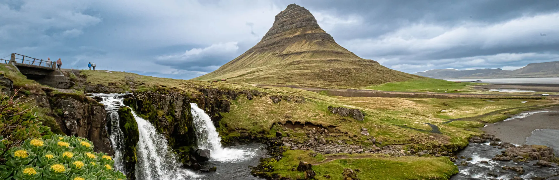Berget Kirkjufell fotograferet af Lisbeth Johansson.